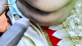 Desi Girlfriend's Tight Pussy Takes Crazy Outdoor Doggystyle Pounding