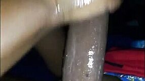 Wanna see darkchocolatebarbie's super wet sloppy blowjob on huge cock?