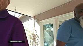 Helena Price's slutty mermaid roleplay makes my cock throb for Halloween interracial blowbang