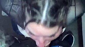 i love deepthroating this thick blonde slut till she feeds me every drop of her hot load