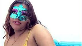 Brunette Student Gropes Big Tits Before Exams