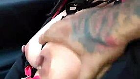 MILF RIDES HARD IN CAR CRAZINESS!