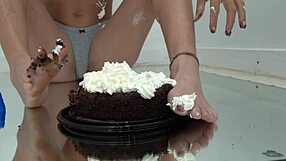 giggles' bare feet tickled sandy on beach backstage beat2feetcom