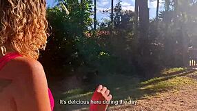 Met Naughty Curvy Blonde Country Girl On Street For Woods Doggystyle