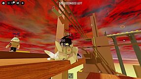 Roblox Futanari Switches to Top for Rough Slut Ride