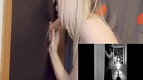 ever tried sucking a stranger's throbbing cock through a gloryhole wall?