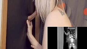 ever tried sucking a stranger's throbbing cock through a gloryhole wall?