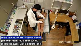 Behind the scenes with Kristen Martinez handcuffed humiliated spreading for new policy