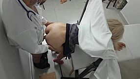 blindfolded stepmom humiliated at gyno fucked beside stepdaughter