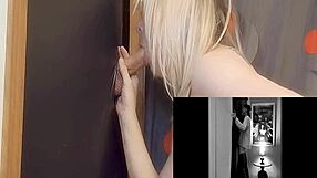 ever tried sucking a stranger's throbbing cock through a gloryhole wall?