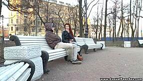 Casual Teen 18+ Pleasure Makes Inga Cum Hard With Natural Tits Bouncing