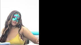 Brunette Student Gropes Big Tits Before Exams