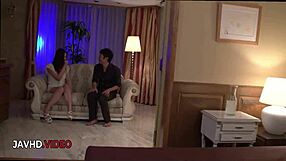 yukina saeki's wet blowjob turns into intense toy pounding