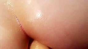 i watch my husband fuck my ass deep with his strapon toy