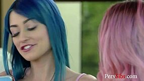 Petite teens jewelz blue and paisley bennett fight over one huge cock