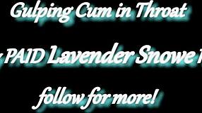 pale princess gags on deepthroat keeping glasses on for cum swallow