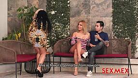 Sexmex Gali Diva and Gaby Veracruz Rip Clothes for Stepmom Girlfriend Threesome Fuck!