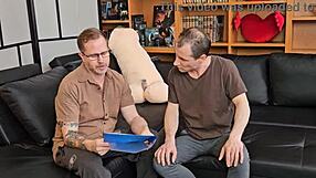 Melania Dark's nasty DP soaks wet with piss mouth DP ATM cum gulp