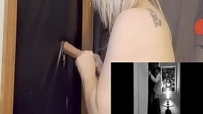 ever tried sucking a stranger's throbbing cock through a gloryhole wall?