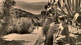 check out this vintage mommy with her natural hairy bush on display