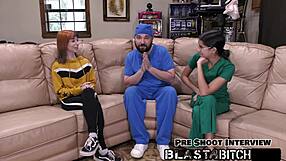 ditria rose spreads for doctor's creampie in pov hospital fuck