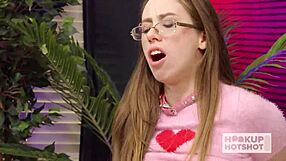 jackie hoff rides dorian del isla's monster cock cowgirl style wild