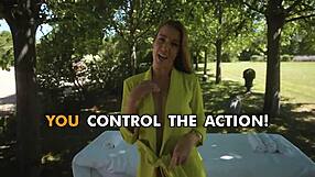 pov horny anal bitch alexis crystal tests your cock riding skills outdoors