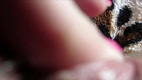 i watch my huge clit pulse in orgasm closeup