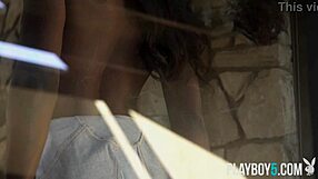 victoria antoinette bares her luscious chocolate teen body