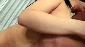 old pervy men trick busty japanese teen into creampie pounding her tight hairy pussy