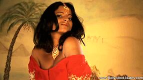 brunette lady seductively strips dances teases undresses for lover