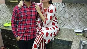 Sexy Stepmom Saara Lets Stepson Assfuck Her Bent Over Kitchen Counter