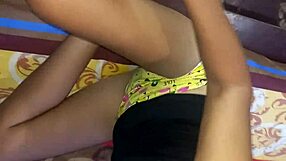 Amateur Cuckold Watches Big Black Cock Stretch His Latina Wife's Pussy Wide