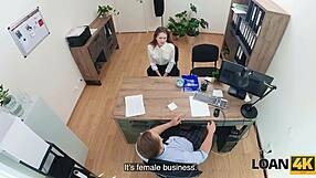 whoa naughty teen babe seduces office guy gets spanked hard 😈🔥