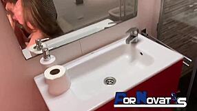 Blonde College Swingers Fuck Raw in Barcelona Hotel Bathroom Orgy