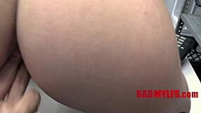 Milf Shopper Blackmailed Into Garage Cavity Punishment