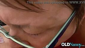 horny mature granny lacey starr with huge boobs fingers and toys her lesbian friend's pussy