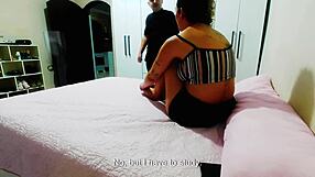 Stepdaughter Caught Masturbating Gives In to Stepdad's Double Penetration Demands