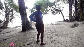 FOUND WILD EBONY BITCH BENT OVER FOR RAW ASS FUCKING!