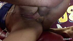 slim redhead inked secretary mai bailey with fake tits seduces boss for cfnm office fuck