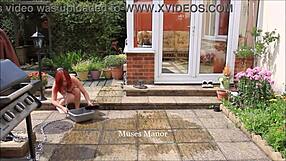 Muses Manor Lesbian BDSM Punishes Irene with Intense Bound Torment