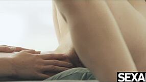 Watch this flexible lesbian devour her sexy redhead girlfriend's puffy clit and hot pussy yoga style!!