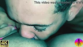 neighbor licks my big clit pussy on all fours then cums sideways in mouth after fisting squirt