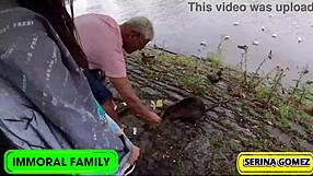 duck feeding got wild serina sucks dick and swallows dean's hot load