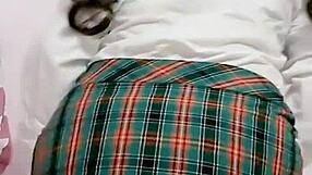 her juicy mexican ass soaks panties after school orgasm on hidden cam