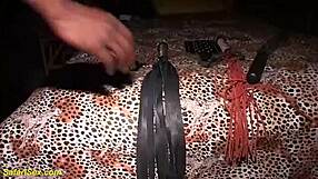 b african bbw gets bound whipped hairy pussy toy lesson big nipples fat ebony fetish