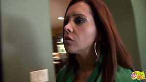 Bossy Brunette Lesbo Forces Lazy Employee into Pussy Lick and Tribbing Climax!