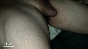 mmm relaxing with latina teen licking sucking daddy's huge balls closeup orgasm taboo love