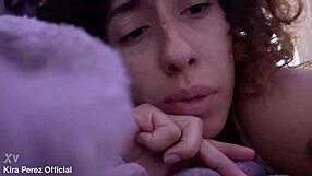 crossdresser slips into sheer see-through outfit teasing secrets