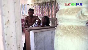 what if you caught your chubby ebony landlord fucking that hairy church slut outdoors doggystyle?